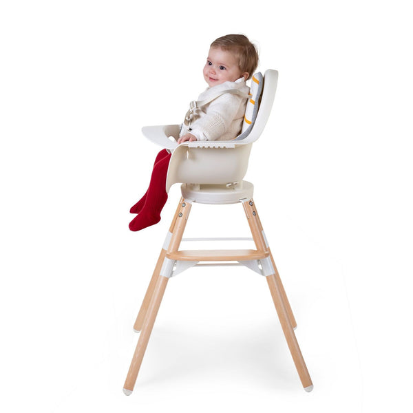 Childhome Evolu One.80° High Chair - Natural White