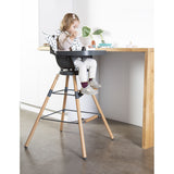 Childhome Evolu Extra Long Legs + Footrest - Natural Anthracite