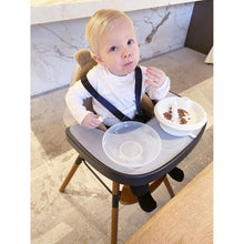Load image into Gallery viewer, Childhome Evolu Feeding Tray + Silicone Placemat - Black
