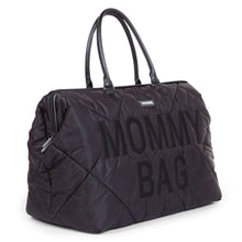 Load image into Gallery viewer, Childhome Mommy Bag Nursery Bag - Puffered - Black
