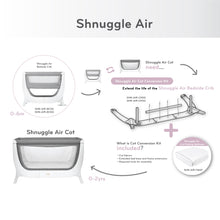 Load image into Gallery viewer, Shnuggle Air Bedside Crib - Dove Grey (4)
