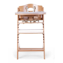 Load image into Gallery viewer, Childhome Lambda 3 Baby High Chair + Feeding Tray - Natural
