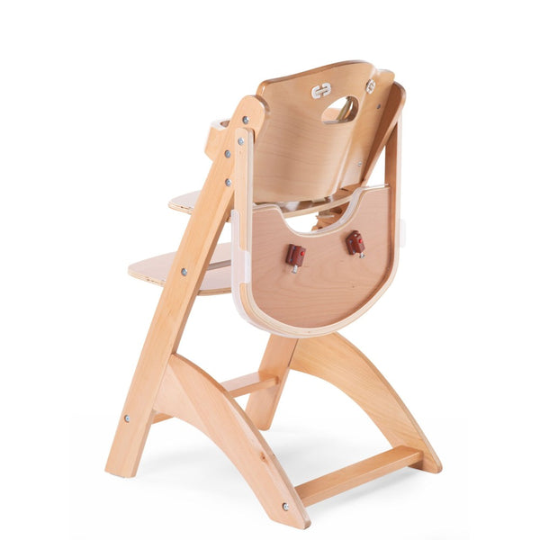 Childhome Lambda 3 Baby High Chair + Feeding Tray - Natural