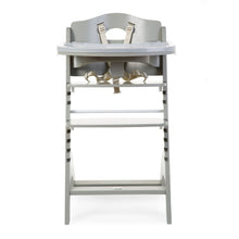 Load image into Gallery viewer, Childhome Lambda 3 Baby High Chair + Feeding Tray - Stone Grey
