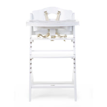 Load image into Gallery viewer, Childhome Lambda 3 Baby High Chair + Feeding Tray - White

