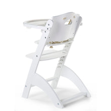 Load image into Gallery viewer, Childhome Lambda 3 Baby High Chair + Feeding Tray - White
