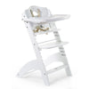 Childhome Lambda 3 Baby High Chair + Feeding Tray - White