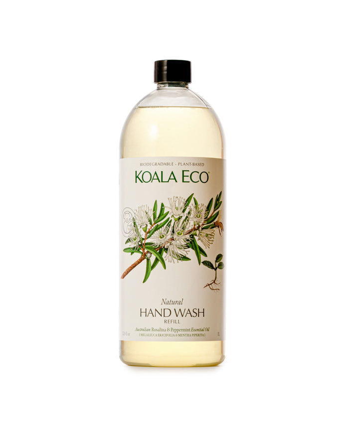 Koala Eco Natural Hand Wash Rosalina & Peppermint Essential Oil - 1L Refill