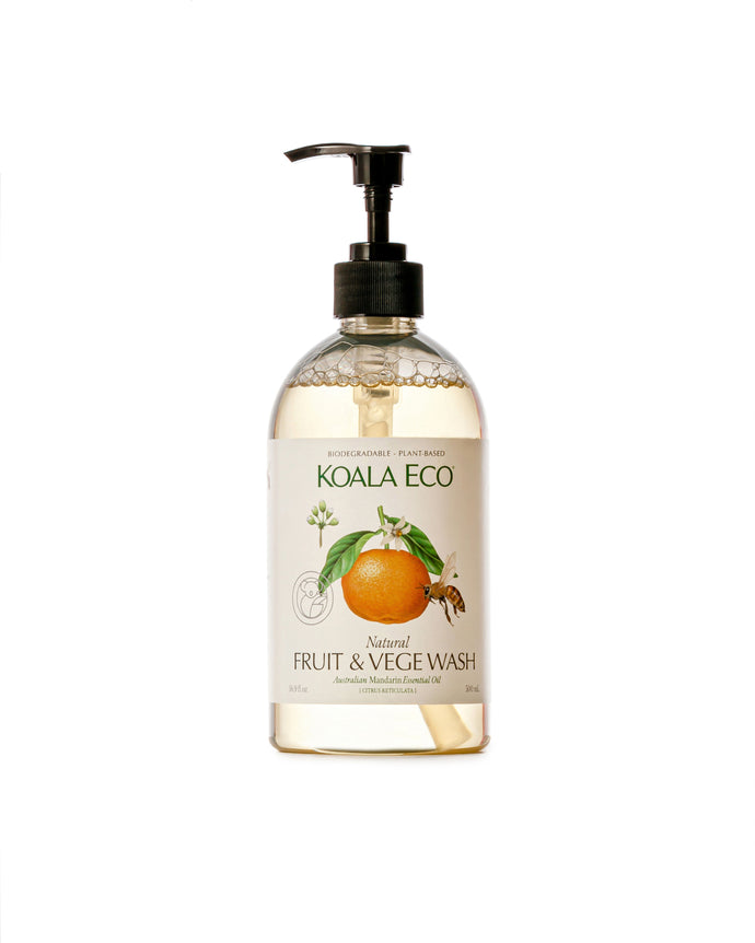 Koala Eco Natural Fruit & Vegetable Wash Mandarin Essential Oil - 500ml