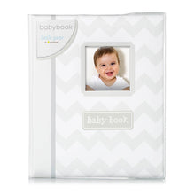 Load image into Gallery viewer, Pearhead Little Pear Chevron Baby Book
