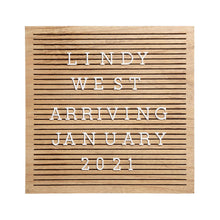 Load image into Gallery viewer, Pearhead Wooden Letterboard Set
