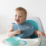 Pearhead Silicone Bib Set of 2 - Milk Drunk