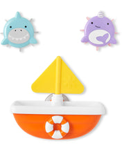 Load image into Gallery viewer, Skip Hop Zoo Tip &amp; Spin Boat - Shark/Narwhal
