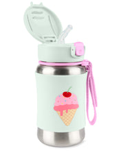 Load image into Gallery viewer, Skip Hop Spark Style Stainless Steel Straw Bottle - Ice Cream
