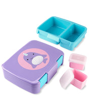 Load image into Gallery viewer, Skip Hop Zoo Bento Lunch Box - Narwhal
