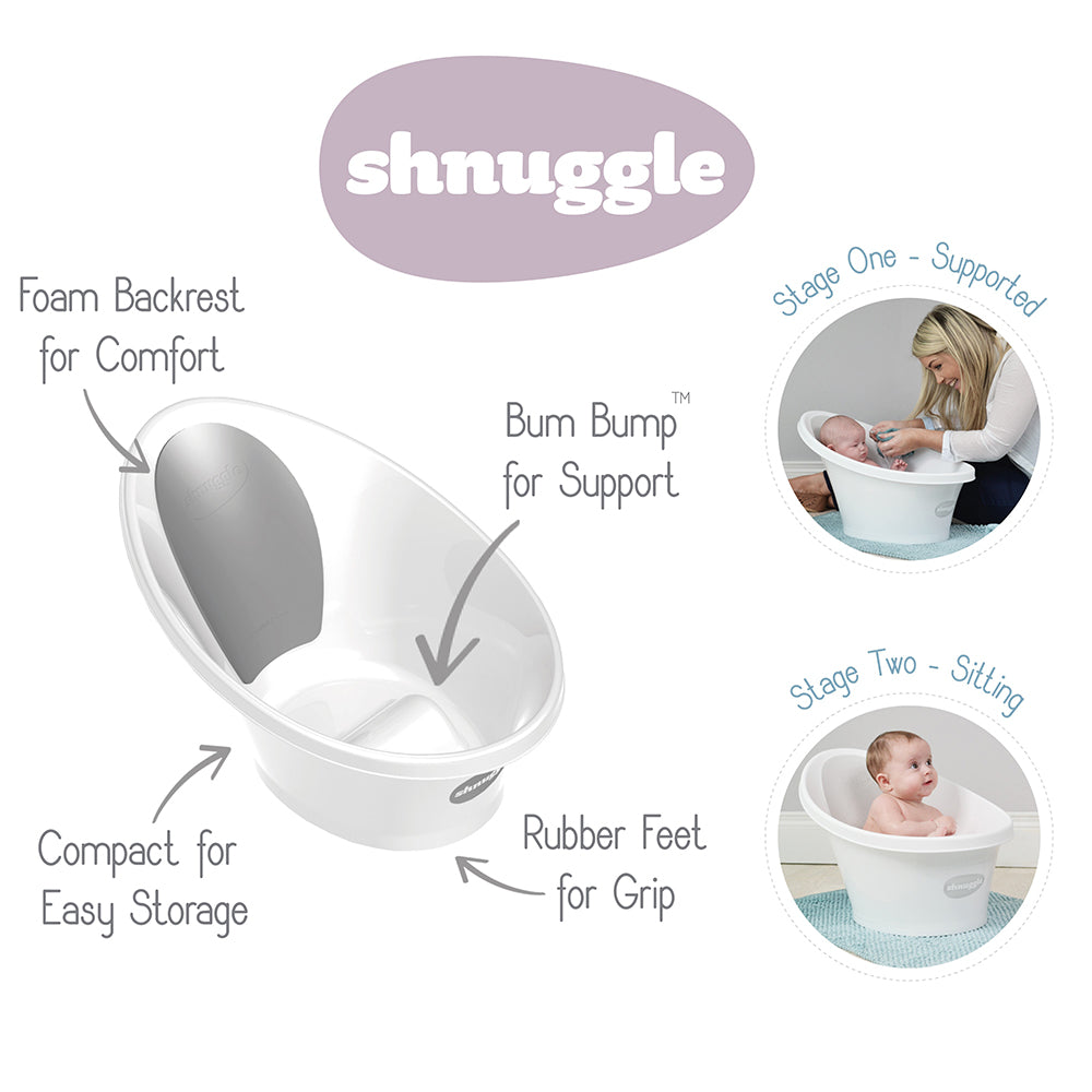 Shnuggle store bath rose