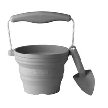Load image into Gallery viewer, Scrunch Seedling Pot with Trowel - Anthracite Grey
