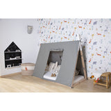 Childhome Tipi Bed Cover - Grey - 70x140 CM