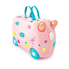 Load image into Gallery viewer, Trunki Ride-On Luggage - Flossi the Flamingo
